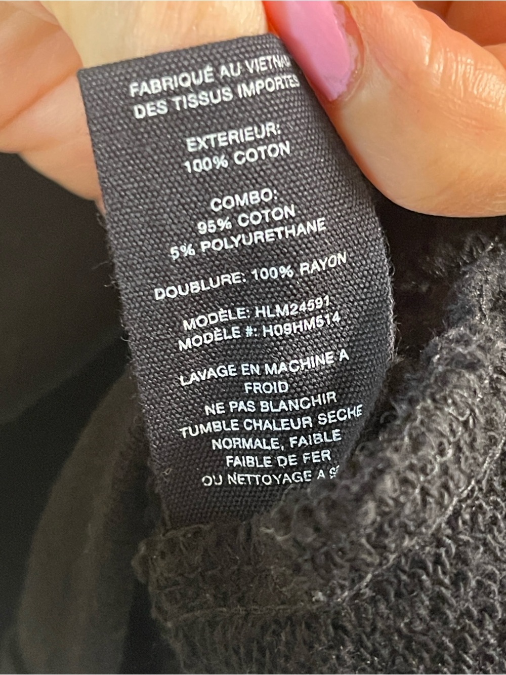Helmut Lang Black Full-Zip Hooded Sweatshirt - Picture 7 of 15